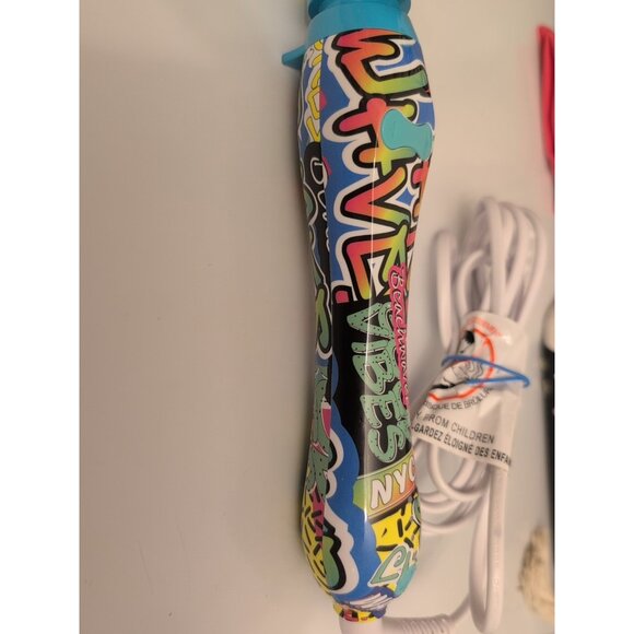 Beachwaver B1 Series Rotating Curling Iron NYC Graffiti Good Vibes B1 BW164 - Picture 3 of 8